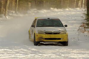 Drake Willis / Shelby Sangren Ford Focus on SS2.