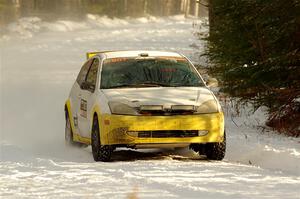 Drake Willis / Shelby Sangren Ford Focus on SS2.