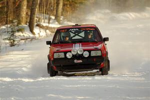 Nino Ortega / Neil CarlinSchauer VW GTI on SS2.