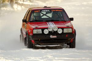 Nino Ortega / Neil CarlinSchauer VW GTI on SS2.