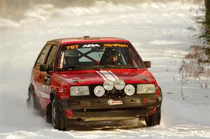 Nino Ortega / Neil CarlinSchauer VW GTI on SS2.