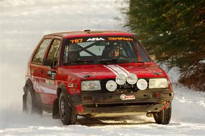 Nino Ortega / Neil CarlinSchauer VW GTI on SS2.