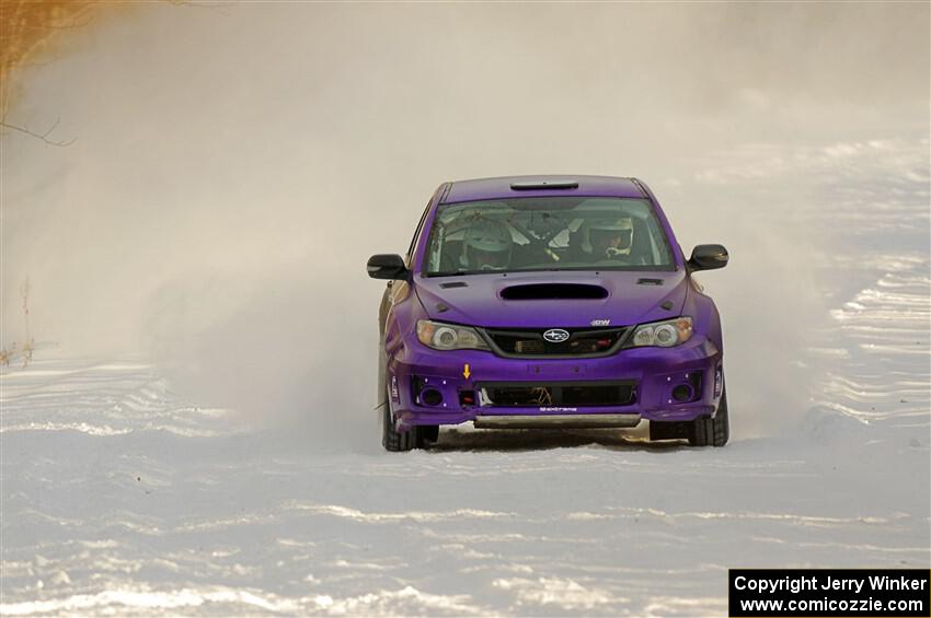 Silas Himes / Charlotte Himes Subaru WRX STi on SS2.