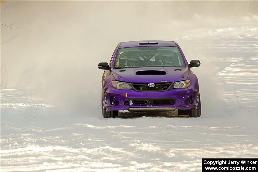 Silas Himes / Charlotte Himes Subaru WRX STi on SS2.