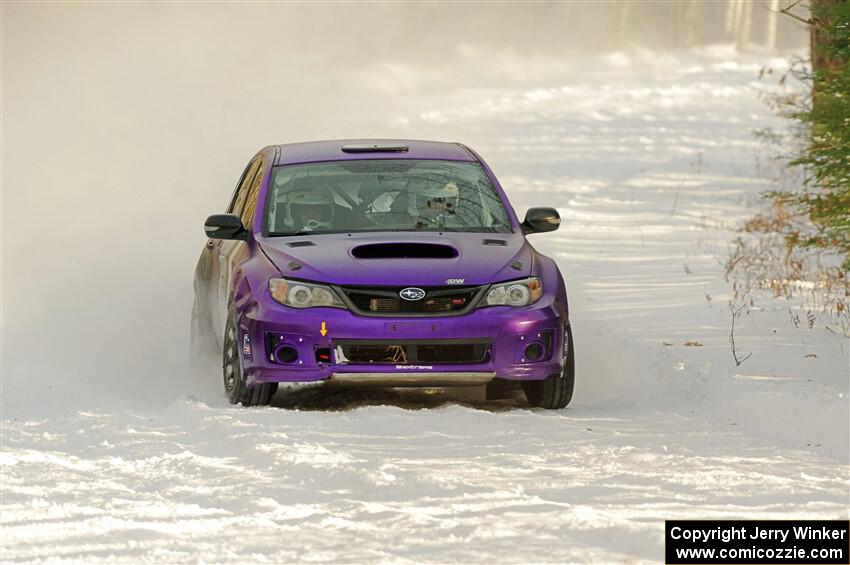 Silas Himes / Charlotte Himes Subaru WRX STi on SS2.