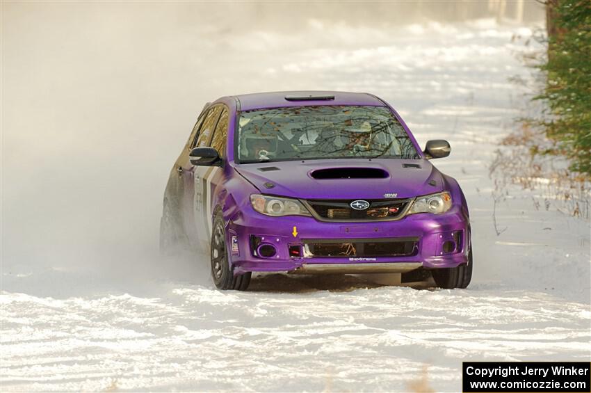 Silas Himes / Charlotte Himes Subaru WRX STi on SS2.