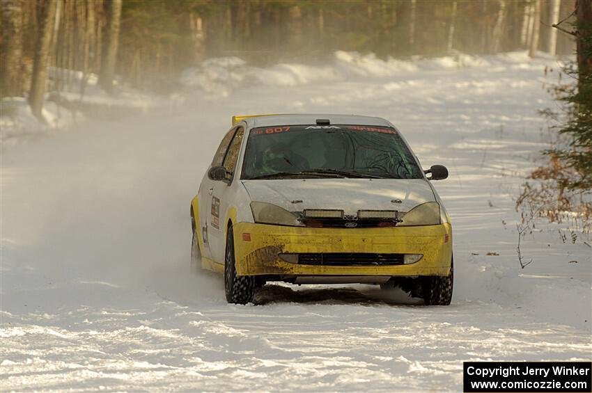 Drake Willis / Shelby Sangren Ford Focus on SS2.