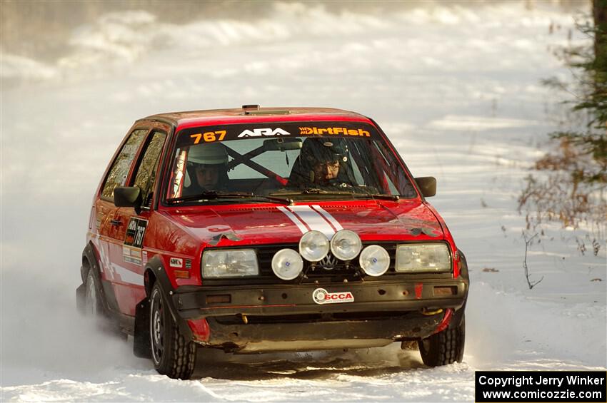 Nino Ortega / Neil CarlinSchauer VW GTI on SS2.