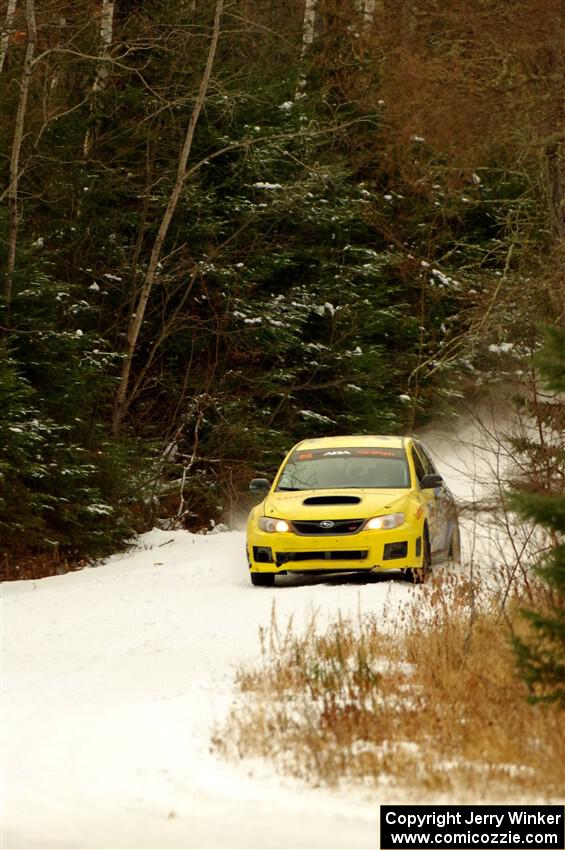 Scott Putnam / Alex Wong Subaru WRX STi on SS3.