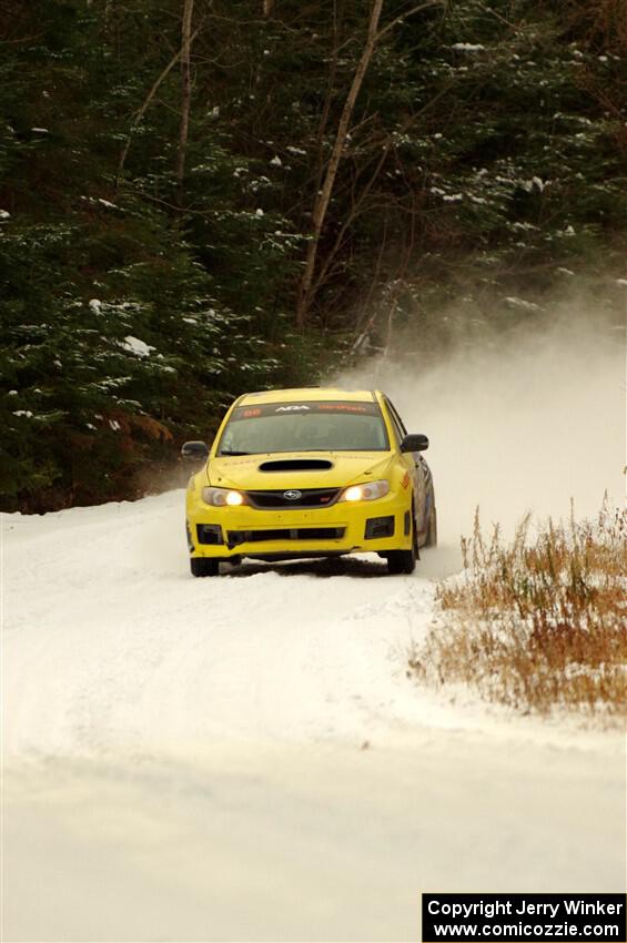 Scott Putnam / Alex Wong Subaru WRX STi on SS3.