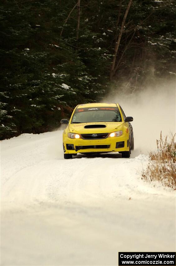 Scott Putnam / Alex Wong Subaru WRX STi on SS3.