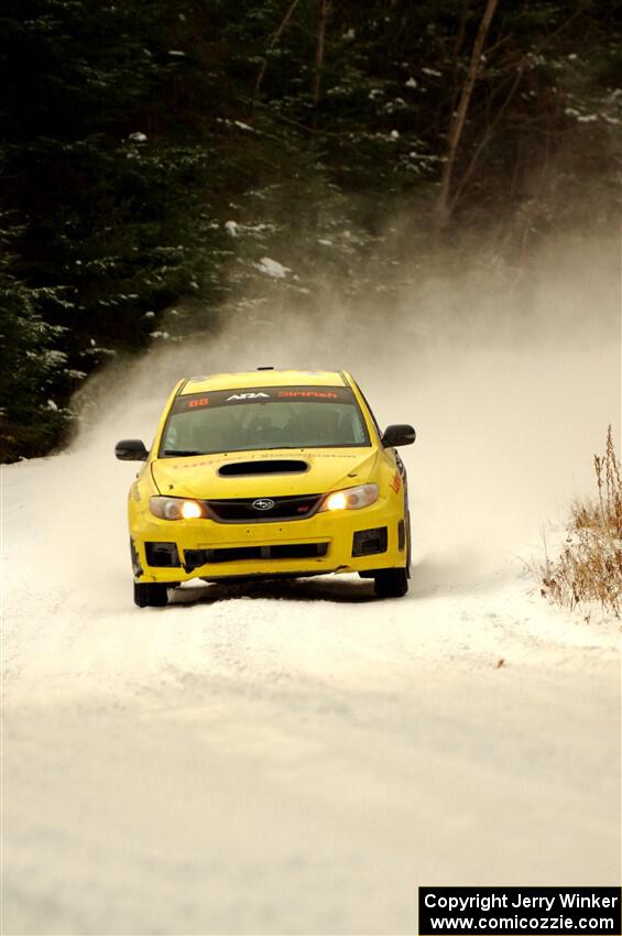 Scott Putnam / Alex Wong Subaru WRX STi on SS3.