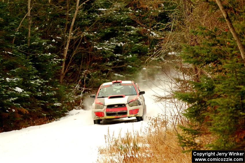 Gabe Jacobsohn / R.J. Kassel Subaru WRX STi on SS3.