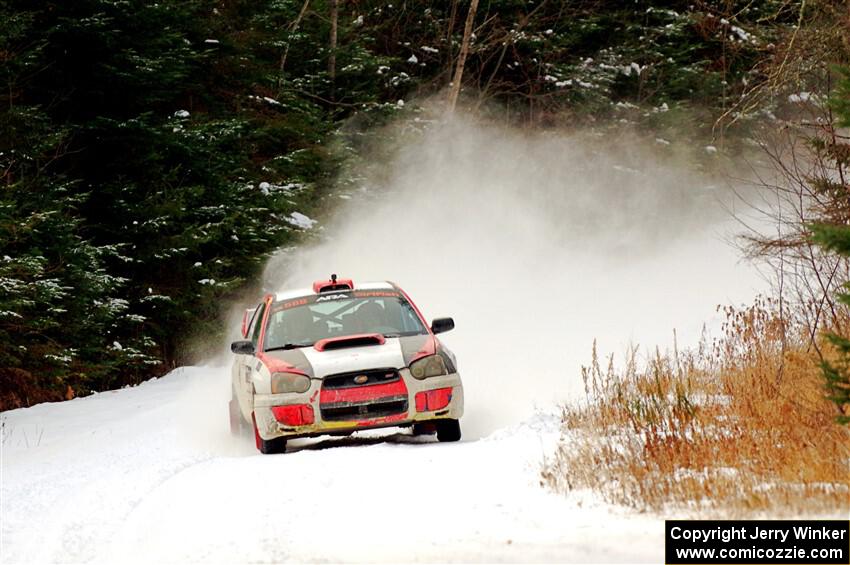 Gabe Jacobsohn / R.J. Kassel Subaru WRX STi on SS3.