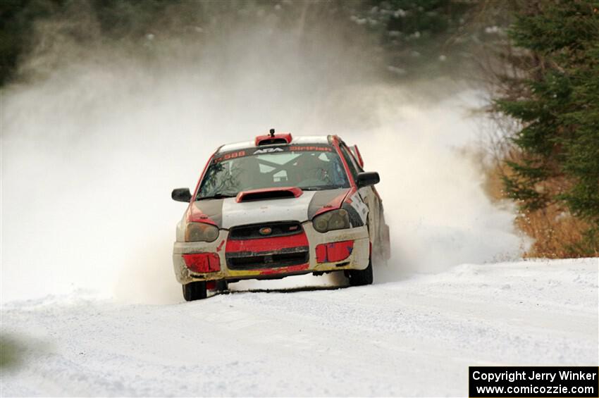 Gabe Jacobsohn / R.J. Kassel Subaru WRX STi on SS3.