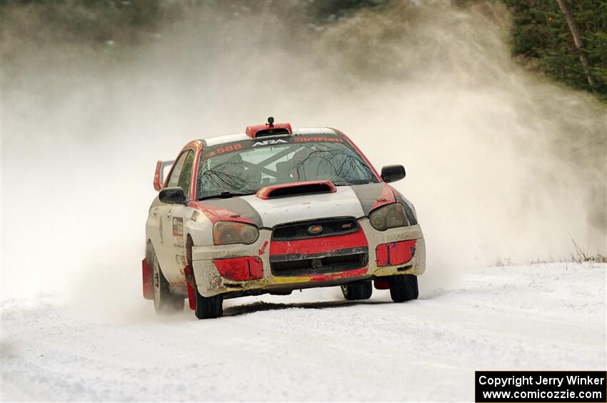 Gabe Jacobsohn / R.J. Kassel Subaru WRX STi on SS3.