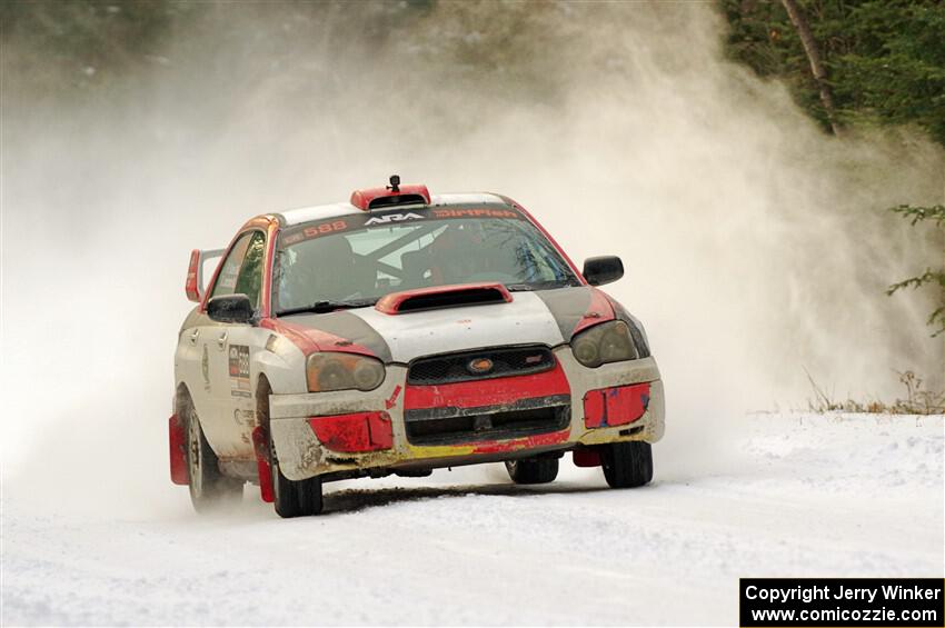 Gabe Jacobsohn / R.J. Kassel Subaru WRX STi on SS3.