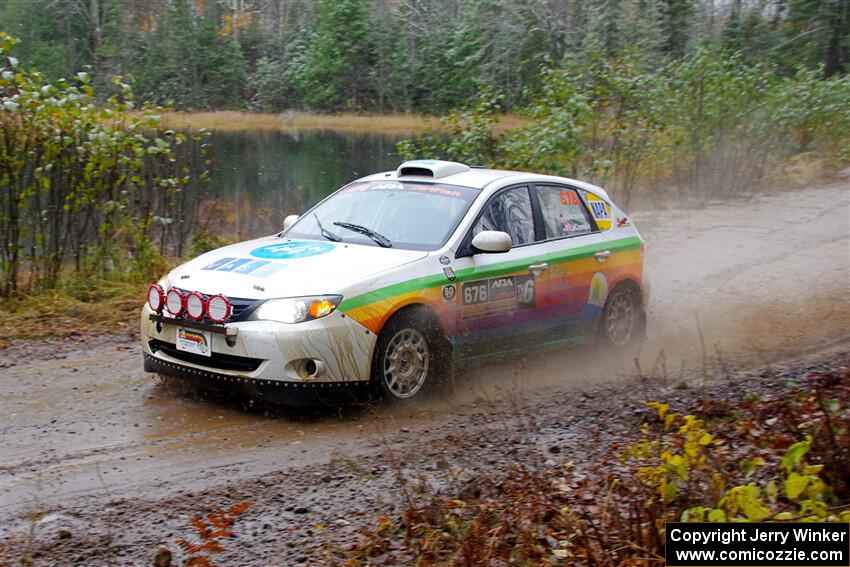 Sam Jacques / Trevor LaCombe Subaru Impreza on SS9, Nestoria-Herman.