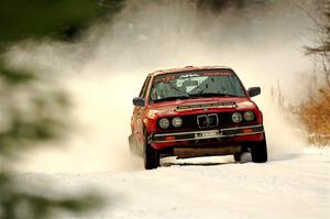 Levi Johnson / Josh Nykanen BMW 325e on SS3.