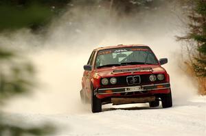 Levi Johnson / Josh Nykanen BMW 325e on SS3.