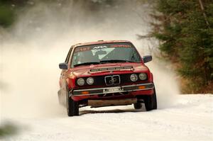 Levi Johnson / Josh Nykanen BMW 325e on SS3.