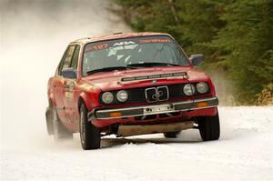 Levi Johnson / Josh Nykanen BMW 325e on SS3.