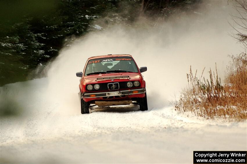 Levi Johnson / Josh Nykanen BMW 325e on SS3.