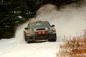 Daryl Bergen / Karl Bergen Subaru WRX STi on SS3.