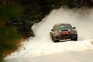 Daryl Bergen / Karl Bergen Subaru WRX STi on SS3.