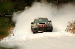 Daryl Bergen / Karl Bergen Subaru WRX STi on SS3.