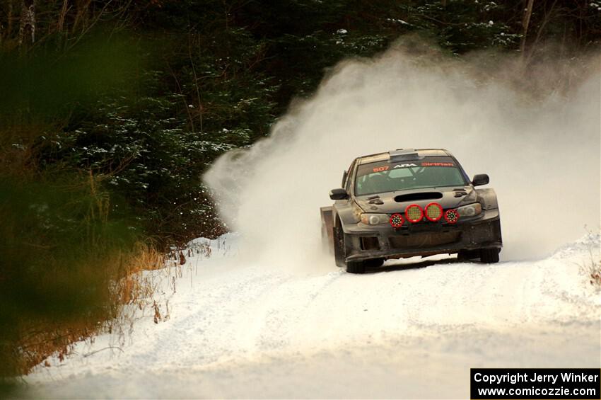 Daryl Bergen / Karl Bergen Subaru WRX STi on SS3.