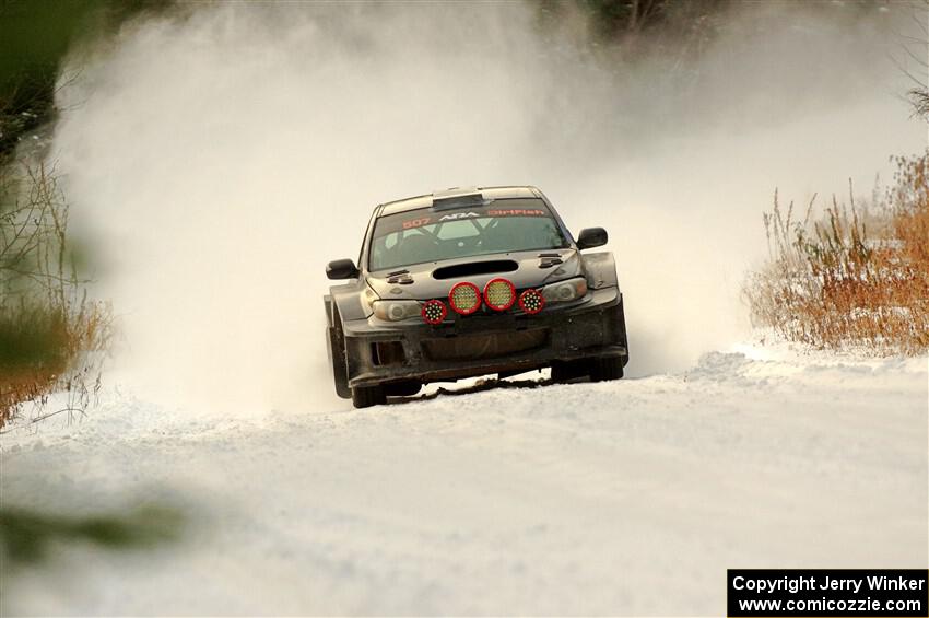 Daryl Bergen / Karl Bergen Subaru WRX STi on SS3.