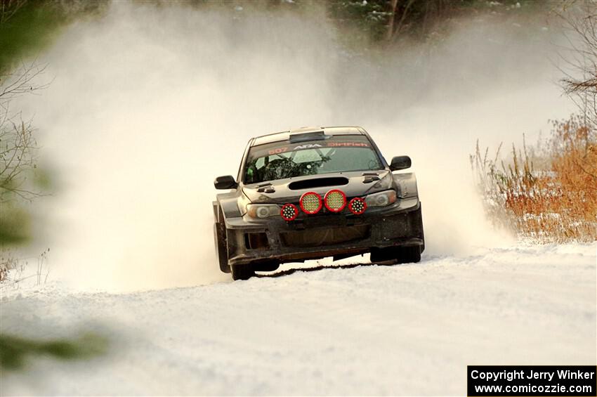 Daryl Bergen / Karl Bergen Subaru WRX STi on SS3.