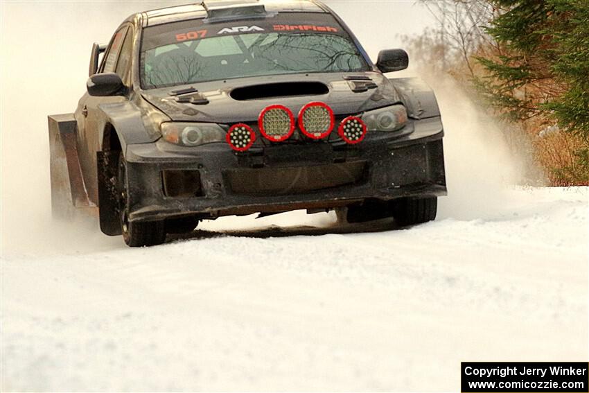 Daryl Bergen / Karl Bergen Subaru WRX STi on SS3.