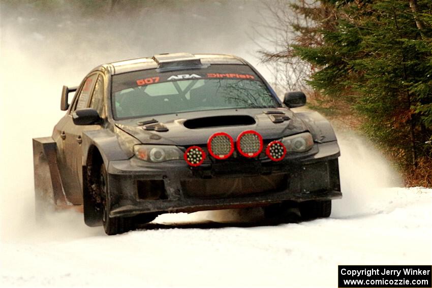 Daryl Bergen / Karl Bergen Subaru WRX STi on SS3.