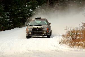 Jacob Kohler / Bill Codere Subaru Impreza on SS3.