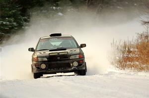 Jacob Kohler / Bill Codere Subaru Impreza on SS3.