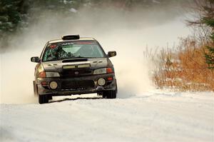 Jacob Kohler / Bill Codere Subaru Impreza on SS3.