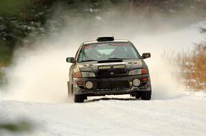 Jacob Kohler / Bill Codere Subaru Impreza on SS3.