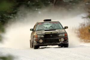 Jacob Kohler / Bill Codere Subaru Impreza on SS3.