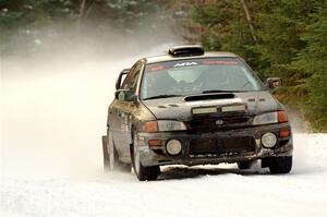 Jacob Kohler / Bill Codere Subaru Impreza on SS3.