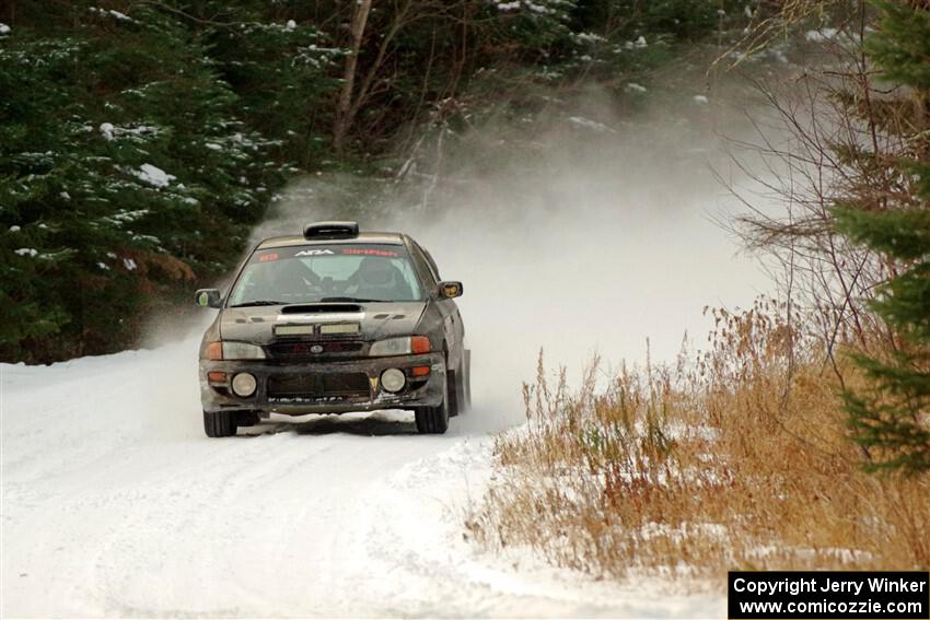 Jacob Kohler / Bill Codere Subaru Impreza on SS3.