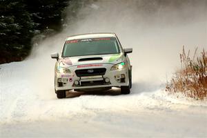 Jamey Randall / Geoff Youngdahl Subaru WRX on SS3.