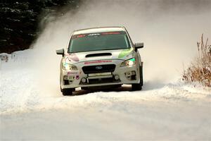 Jamey Randall / Geoff Youngdahl Subaru WRX on SS3.