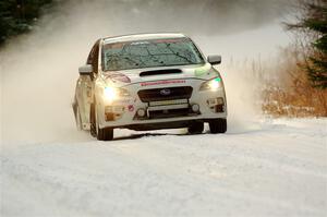 Jamey Randall / Geoff Youngdahl Subaru WRX on SS3.