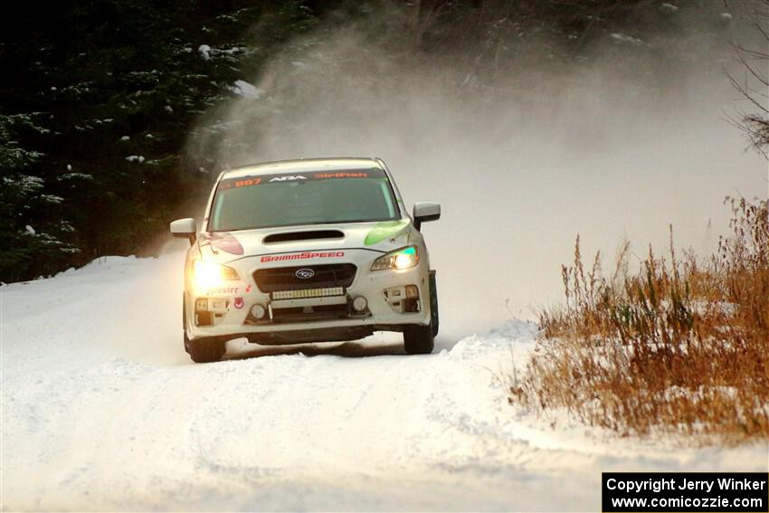 Jamey Randall / Geoff Youngdahl Subaru WRX on SS3.