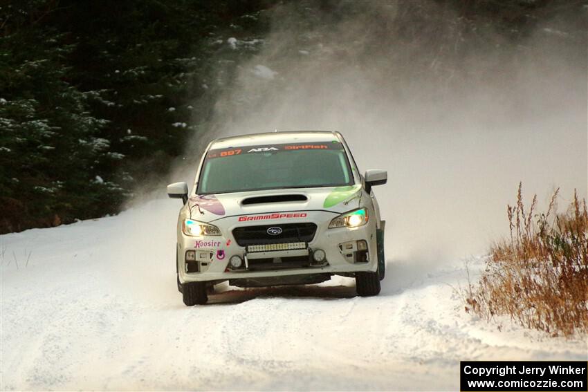 Jamey Randall / Geoff Youngdahl Subaru WRX on SS3.