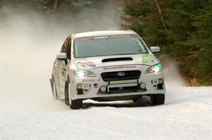 Jamey Randall / Geoff Youngdahl Subaru WRX on SS3.