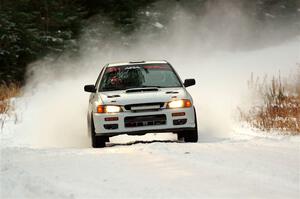 Jack Nelson / Jessica Nelson Subaru Impreza on SS3.