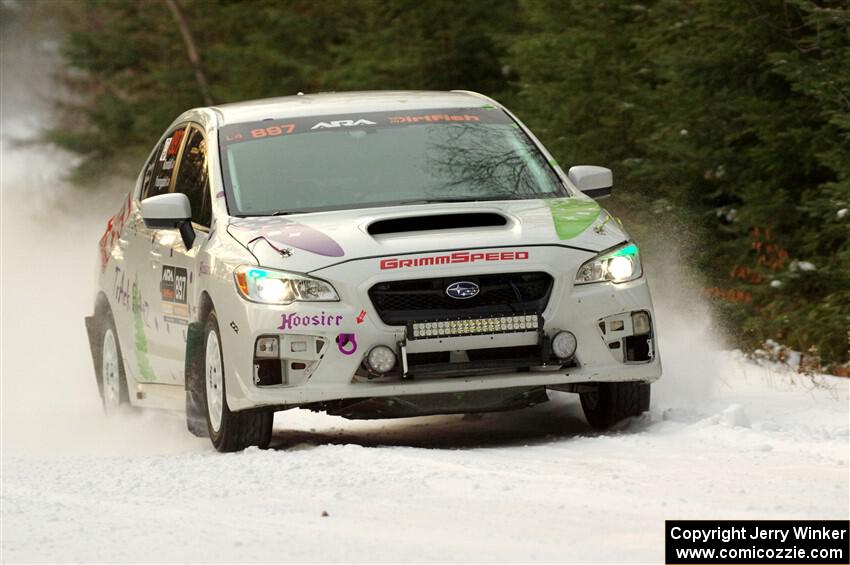 Jamey Randall / Geoff Youngdahl Subaru WRX on SS3.